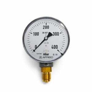 Manometras dujoms 0-400 mbar 1/2"