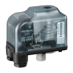 CALEFFI Apsauginis slėgio jungiklis su rankinio nustatymo funkcija