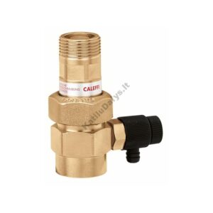 CALEFFI Automatinio uždarymo kranelis išsiplėtimo indams 3/4", su išleidimo kraneliu