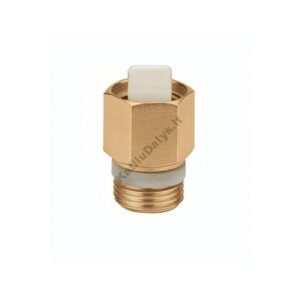 CALEFFI Automatinio uždarymo kranelis 3/8"x1/2". 5020 serijos automatiniams nuorintojams