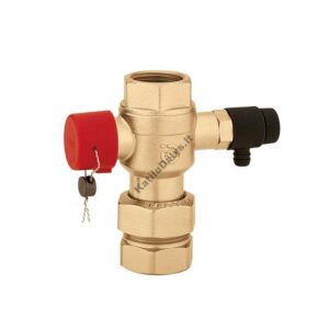 CALEFFI Uždarymo vožtuvas išsiplėtimo indams 1", su išleidimo kraneliu