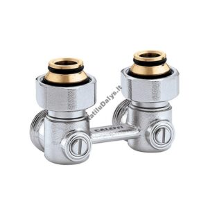 CALEFFI Radiatorių pajungimo mazgas (kampinis) 3/4"