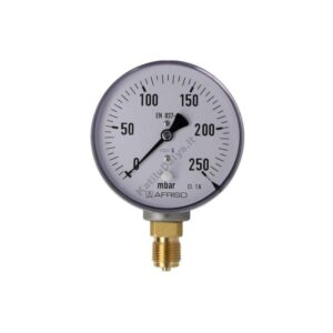 Manometras dujoms 0-250 mbar