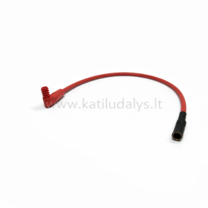 Aukštos įtampos laidas kampu 4 x 6.3 x 340 mm