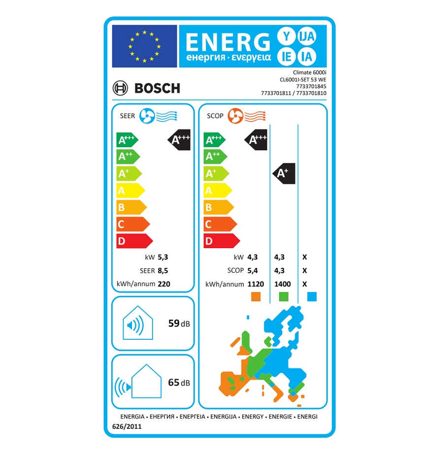 Bosch oro kondicionierius CL6001i SET 53 WE (A+++) - Image 3